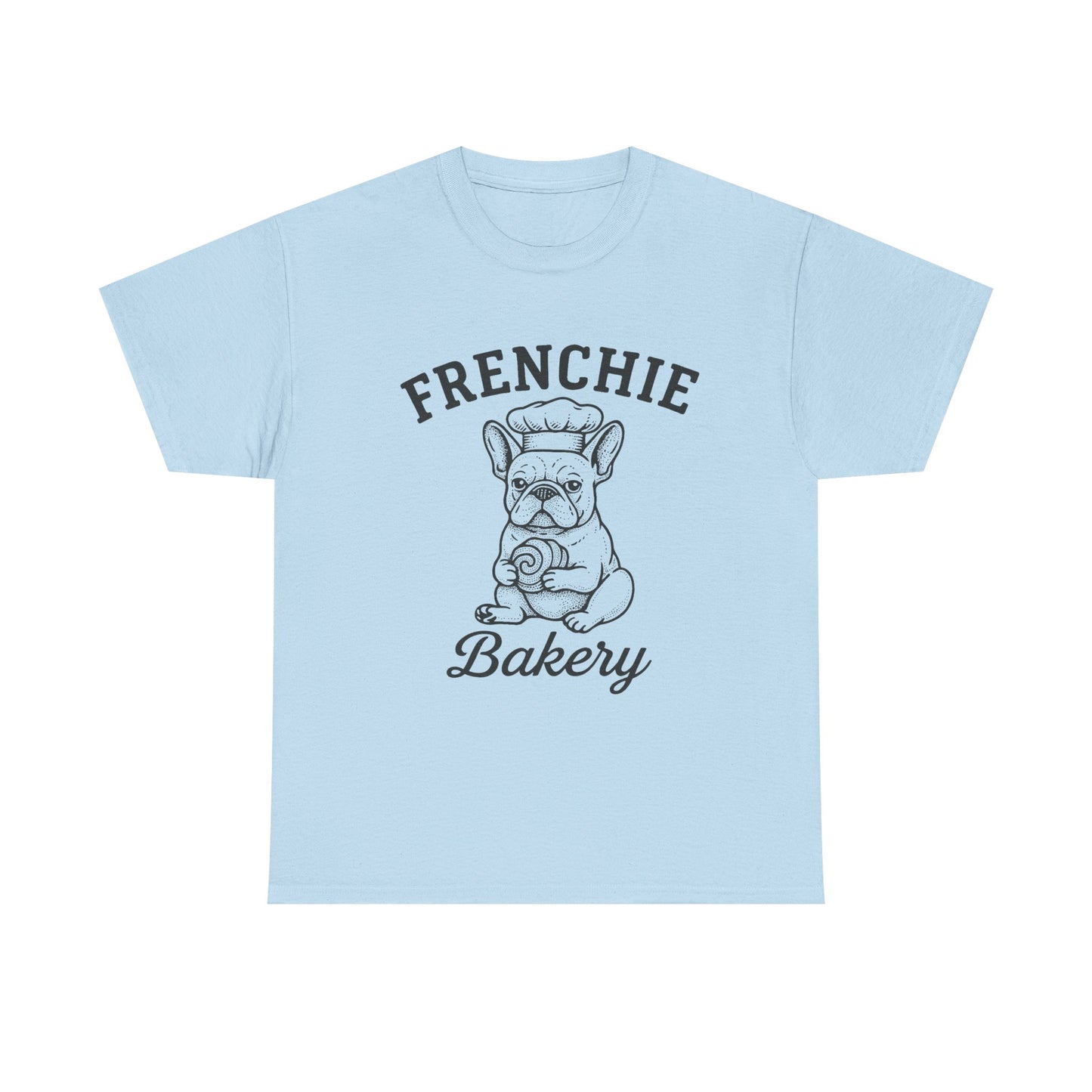 Frenchie Bakery T-Shirt French Bulldog Chef Tee, Cute Dog Lover Gift, Vintage Frenchie Café Graphic