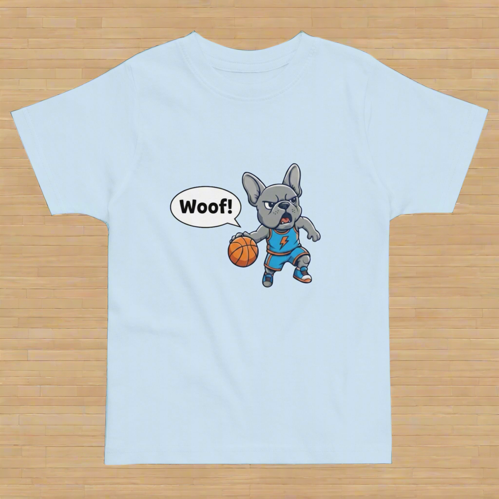 Oklahoma Basketball Frenchie Toddler jersey t-shirt