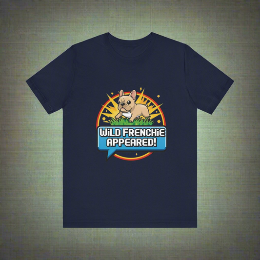 French Bulldog T-Shirt | Cute Frenchie Graphic Tee | Funny Dog Lover Shirt | Gamer Gift for Him or Her