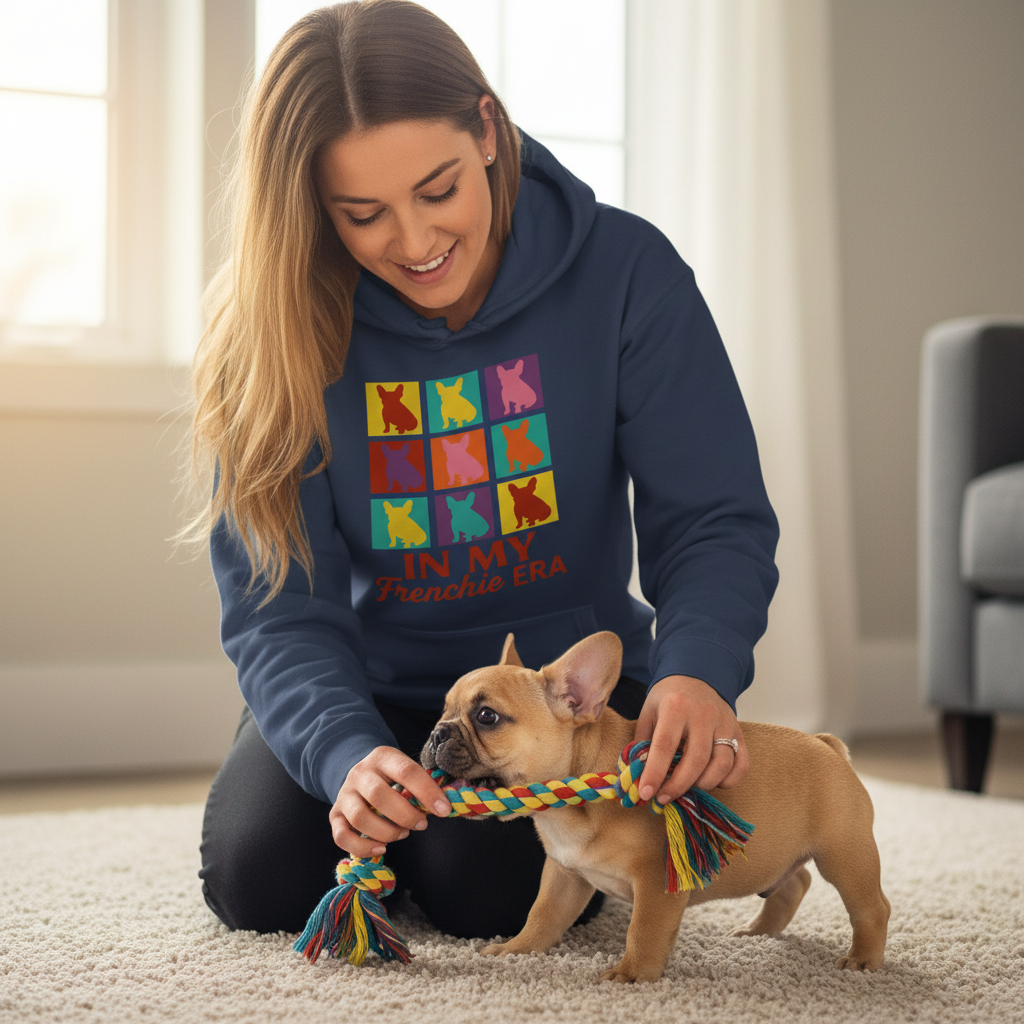In My Frenchie Era Unisex oversized hoodie