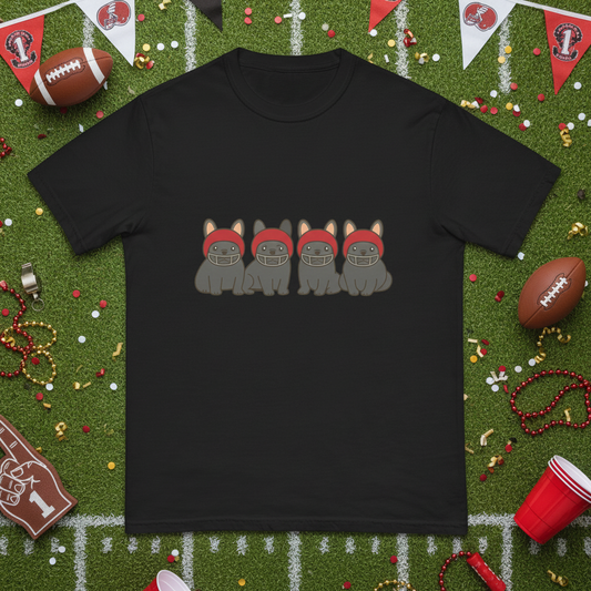 Football Frenchies Unisex garment-dyed heavyweight t-shirt